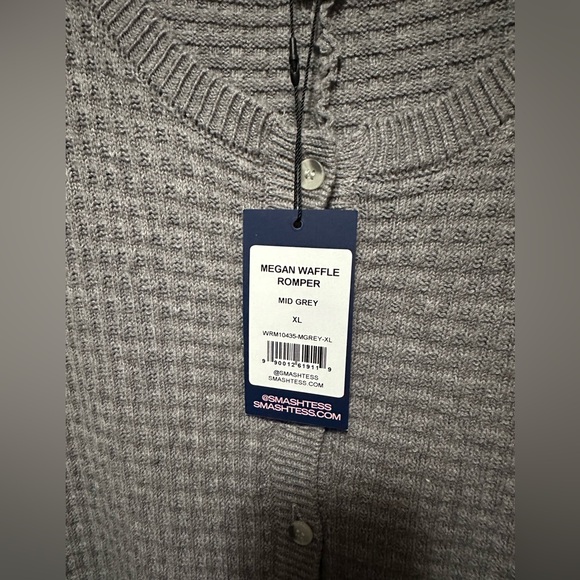 NWT Smash and Tess Megan Waffle Romper Size XL - Picture 5 of 5